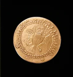 Brasher Doubloon, Nova York, 1787 (ouro) (ver também 343636)